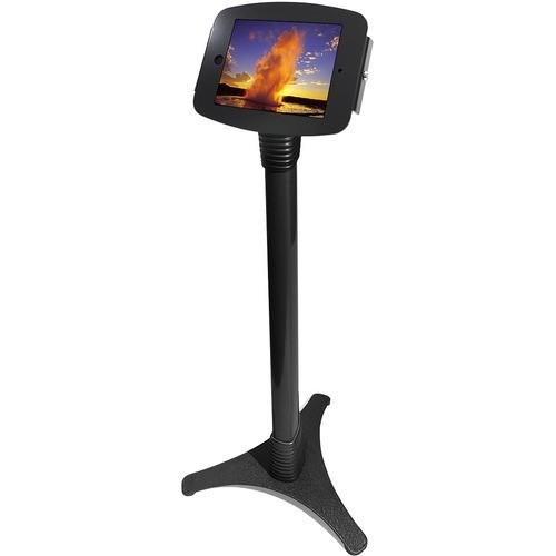 Maclocks 147B299PSENB Stands & Cabinets Compulocks Ipad Pro 12.9" (3-6th Gen) Space Enclosure Portable Floor Stand Black - High Grade Alumin 