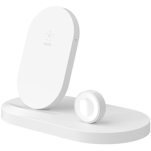 Belkin F8J235TTWHT Cradles Belkin Boostanduarr;up Wireless Charging Dock For Iphone + Apple Watch + Usb-a Port - Wireless - Iphon 745883762958