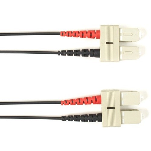 Black Box FOCMPSM-010M-SCSC-BK Cables Black Box Fiber Optic Patch Network Cable - 32.80 Ft Fiber Optic Network Cable For Network Device -  Focmpsm010mscscbk 822088191520