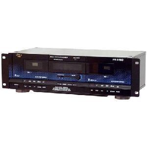 Pyle PT649D Cassette Players/Recorders Pyle Pylepro Pt649d Dual Cassette Deck 068888773560