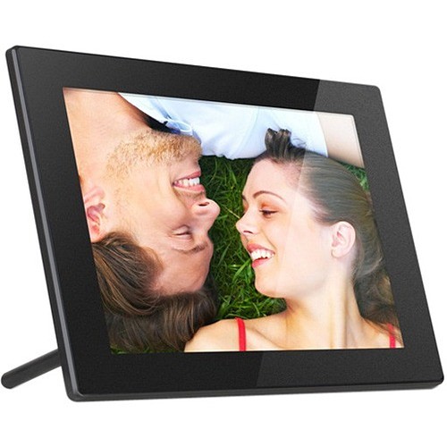 Aluratek AWS10F Digital Frames Aluratek Aws10f Digital Frame - 10" Lcd Digital Frame - Black - 1280 X 800 - Wireless - 16:9 - Jpeg  818243555757