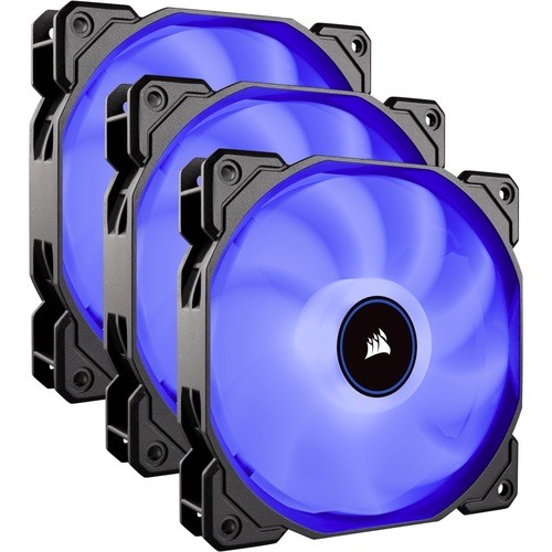 Corsair CO-9050084-WW Processor/Case Fans Corsair Air Series Af120 Led (2018) Blue 120mm Fan Triple Pack - 120 Mm - 1400 Rpm52 Cfm - 26 Db(a)  Co9050084ww 761973728765