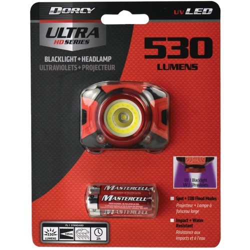 Dorcy 41-4335 Flashlights Ultra Hd 530 Lumen Headlamp 414335 035355443332
