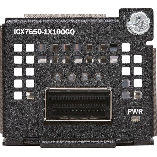 Ruckus ICX7650-1X100GQ Uncategorized Ruckus Icx7650-1x100gq - Icx 7650 1-port 100gbe Qsfp28 Module - Plug-in Module - Icx76501x100gq 