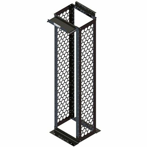 C2g MM20816-B Rack Equipment Ortronics Mm20 Channel Rack, 16.25" Deep, 8 Ft, 51 Ru, Tapped, Black - For Network Equipment - 51u R Mm20816b 662875214922