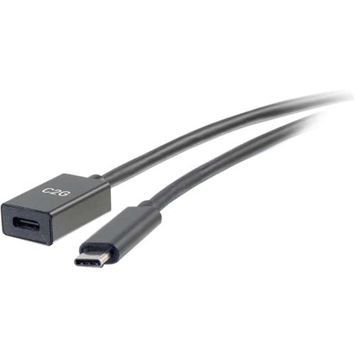 C2g 28655 Cables C2g 1ft Usb C Extension Cable - Usb 3.2 - 5gbps -m/f - 1 Ft Usb Data Transfer Cable For Smartphone,  757120286554