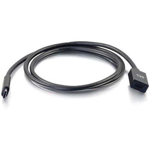 C2g 28656 Cables C2g 3ft Usb C Extension Cable - Usb 3.2 - 5gbps -m/f - 3 Ft Usb Data Transfer Cable For Notebook, Sm 757120286561
