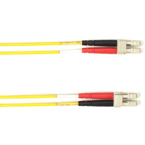 Black Box FOLZHSM-002M-LCLC-YL Cables Black Box Fiber Optic Duplex Patch Network Cable - 6.50 Ft Fiber Optic Network Cable For Network Dev Folzhsm002mlclcyl 822088268734