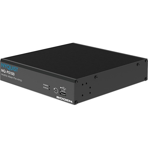 Bogen NQ-P0100 A/V Receivers & Amplifiers Bogen Nyquist Nq-p0100 Preamplifier - 4 Channel - 20 Hz To 20 Khz - Ethernet Nqp0100 765368770155