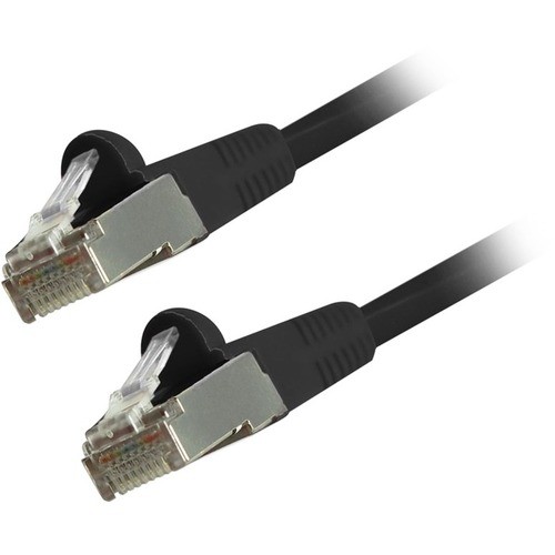 Comprehensive Cable CAT6STP-75BLK Cables Comprehensive Cat6 Snagless Shielded Ethernet Cable, Black, 75ft - 75 Ft Category 6 Network Cable Fo Cat6stp75blk 808447080018