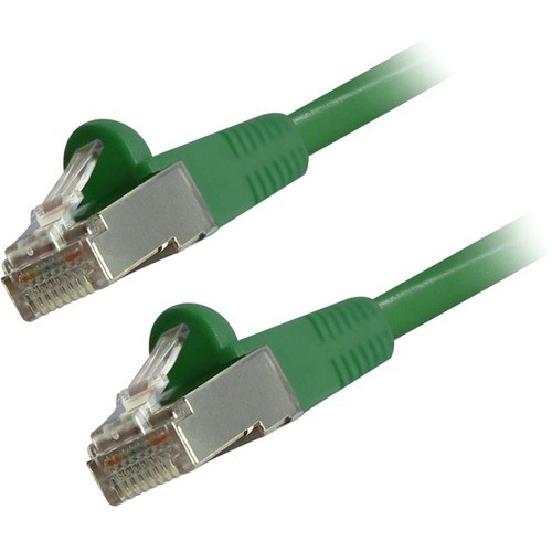 Comprehensive Cable CAT6STP-1GRN Cables Comprehensive Cat6 Snagless Shielded Ethernet Cables, Green, 1ft - 1 Ft Category 6 Network Cable For Cat6stp1grn 808447080032