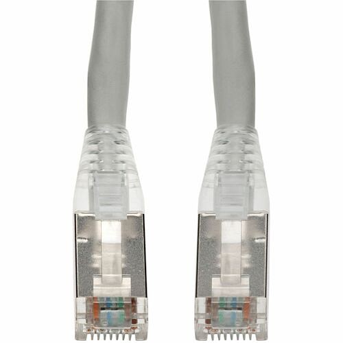 Addon ADD-10FCAT6AS-GY Cables Addon 10ft Gray Cat 6a Shielded Pvc Ethernet Cable Snagless Bubble Boot Rj-45 M/m - 10 Ft Category 6 Add10fcat6asgy 821456047940