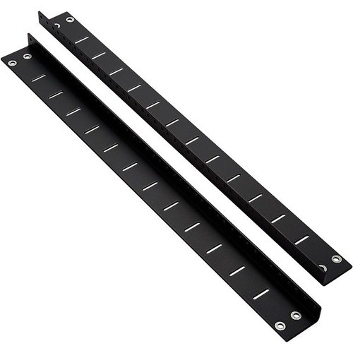Panduit PZWMC18RR Rack Equipment Panduit Panzone Equipment Rails - 18u Rack Height X 19" Rack Width - Rack-mountable - Black - 350 Lb 