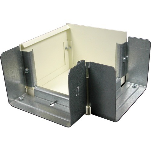 Middle Atlantic G6011TX Cable Management Wiremold 6000 Combination Flat Elbow Fitting - Elbow - Gray - Steel (g6011tx) 786776088021