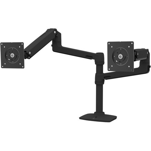 Ergotron 45-492-224 Mounting Kits Lx Dual Stacking Arm (matte Black) 45492224 698833075694