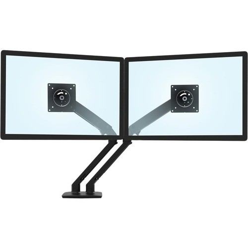 Ergotron 45-496-224 Mounting Kits Ergotron Mounting Arm For Lcd Monitor - Matte Black - Height Adjustable - 2 Display(s) Supported - 2 45496224 698833073867