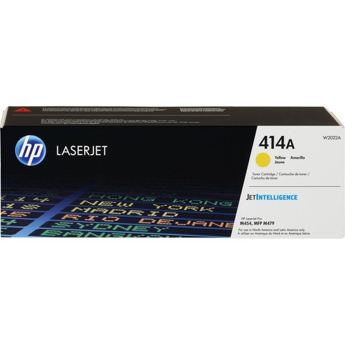 Hp W2022A Toners & Ink Cartridges Hp 414a Original Toner Cartridge - Yellow- Laser - 2100 Pages W2022a Heww2022a 192018046283