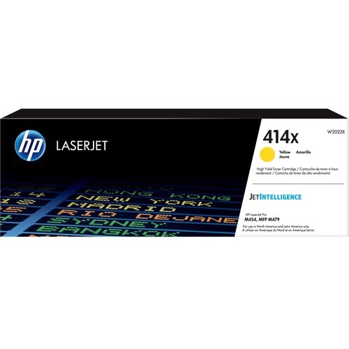 Hp W2022X Toners & Ink Cartridges 414x High Yield Yellow Original Laserjet Toner Cartridge 993274691084