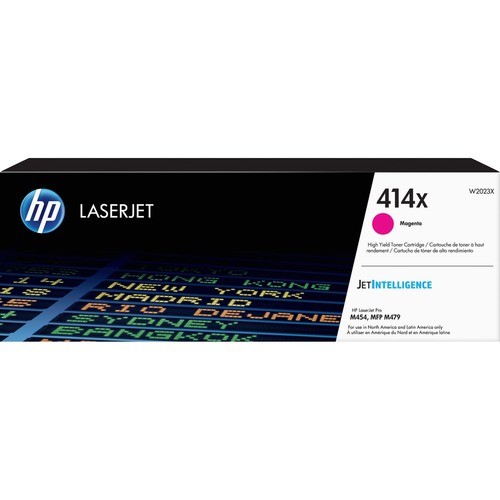 Hp W2023X Toners & Ink Cartridges Hp 414x Toner Cartridge - Magenta - Taa Compliant - Laser - High Yield - 6000 (w2023x) 991433765010