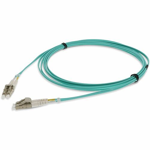Addon ADD-LC-LC-3M5OM4LZ Cables Addon 3m Lc (male) To Lc (male) Aqua Om4 Duplex Fiber Lszh-rated Patch Cable - 100% Compatible And G Addlclc3m5om4lz 821456077145