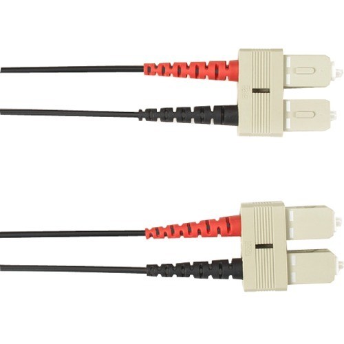 Black Box FOCMR50-002M-SCSC-BK Cables Black Box Colored Fiber Om2 50/125 Multimode Fiber Optic Patch Cable-ofnr Pvc - 6.56 Ft Fiber Optic  Focmr50002mscscbk 822088203124