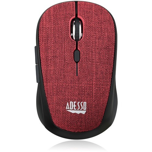 Adesso IMOUSES80R Pointing Devices (Mice) Adesso Imouse S80r - Wireless Fabric Optical Mini Mouse (red) - Optical - Wireless - Radio Frequency 783750009669