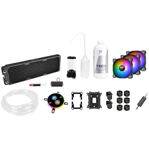 Thermaltake CL-W253-CU12SW-A Miscellaneous Kits Thermaltake Pacific C360 Ddc Soft Tube Water Cooling Kit, With 360mm Copper Radi (cl-w253-cu12sw-a) Clw253cu12swa 818253472495