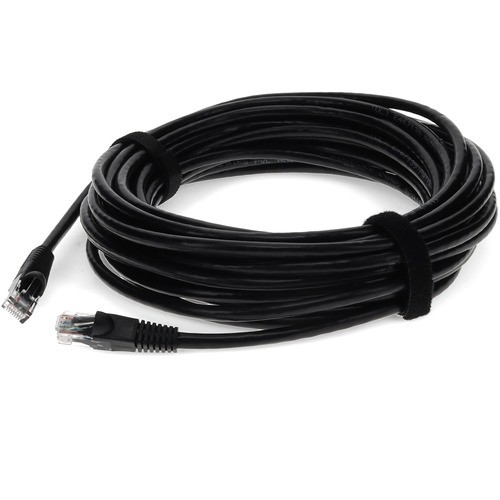Addon ADD-35FCAT6-BK Cables Addon 35ft Black Cat 6 Pvc Ethernet Cable Snagless Bubble Boot Rj-45 M/m - 35 Ft Category 6 Network  Add35fcat6bk 821456093855