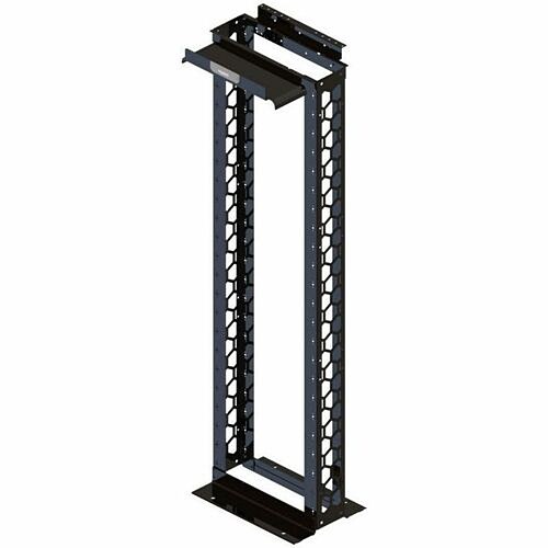 C2g MM20706-B Rack Equipment Ortronics Mm20 Channel Rack, 6.5" Deep, 7 Ft, 45 Ru, Tapped, Black - For Network Equipment - 45u Rac Mm20706b 662875214779