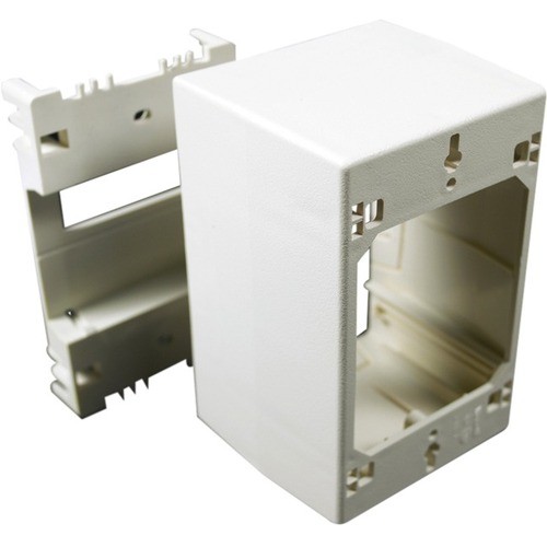 Middle Atlantic 2344D-WH Mounting Kits Wiremold 2344d-wh Mounting Box - White - White 2344dwh 786776537093