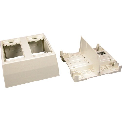 Middle Atlantic 2344SD-2A Faceplates & Mounting Boxes Wiremold 2344sd-2a Mounting Box - 2-gang - Ivory - Polyvinyl Chloride (pvc) 2344sd2a 786776067965
