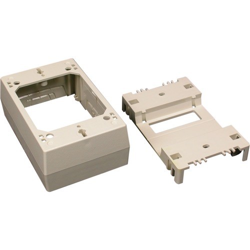 Middle Atlantic 2348D Faceplates & Mounting Boxes Wiremold 2348d Mounting Box - 1-gang - Ivory - Polyvinyl Chloride (pvc) - 1 786776534146