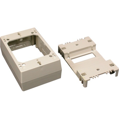 Middle Atlantic 2348D-WH Faceplates & Mounting Boxes Wiremold 2348d-wh Mounting Box - 1-gang - White - Polyvinyl Chloride (pvc) - 1 2348dwh 786776537086