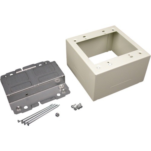 Middle Atlantic 2444-2LSFW Faceplates & Mounting Boxes Wiremold 2400 Device Box Fitting - 2-gang - Fog White (2444-2lsfw) 24442lsfw 786776132465