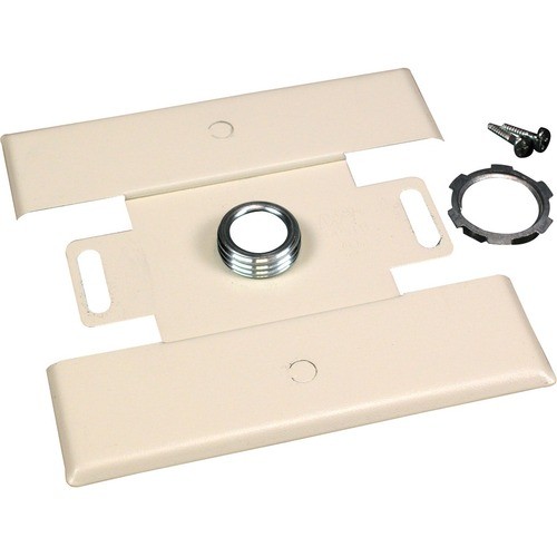 Middle Atlantic 2451H-BK Faceplates & Mounting Boxes Wiremold Faceplate - Black - Steel (2451h-bk) 2451hbk 786776168686