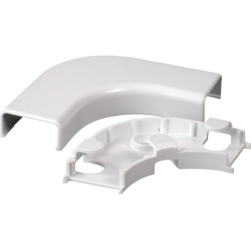 Middle Atlantic 2811FO Cable Management Wiremold Uniduct 2800 Series Radiused Flat Elbow Fitting - Elbow - Ivory (2811fo) 786776512069