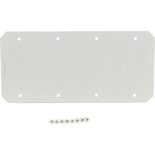 Middle Atlantic 4GB Faceplates & Mounting Boxes Wiremold 4gb Device Mounting Plate - 4-gang - White - Steel 786564087496