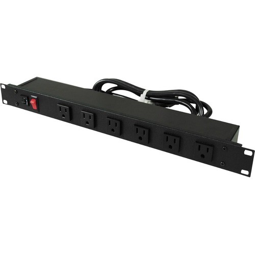 Middle Atlantic J60B2B-90 Power Strips Wiremold Plug-in Outlet Center 6-outlet Power Strip - 6 X Nema 5-15r - 15 Ft Cord - 15 A Current - 1 J60b2b90 786776104196