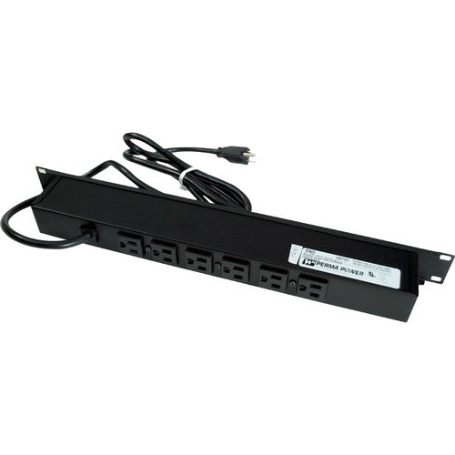Middle Atlantic R5BZX Surge Protectors Wiremold Perma Power 6-outlet Surge Supressor/protector - 6 X Nema 5-15r - 120 V Ac Input - 5.9 Ft - 786776012224