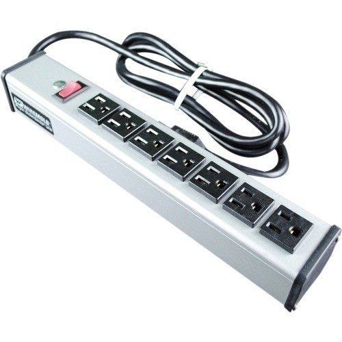 Middle Atlantic UL204BC Power Strips Wiremold Plug-in Outlet Center 7-outlet Power Strip - Nema 5-15p - 7 X Nema 5-15r - 6 Ft Cord - 15 A 786776047585