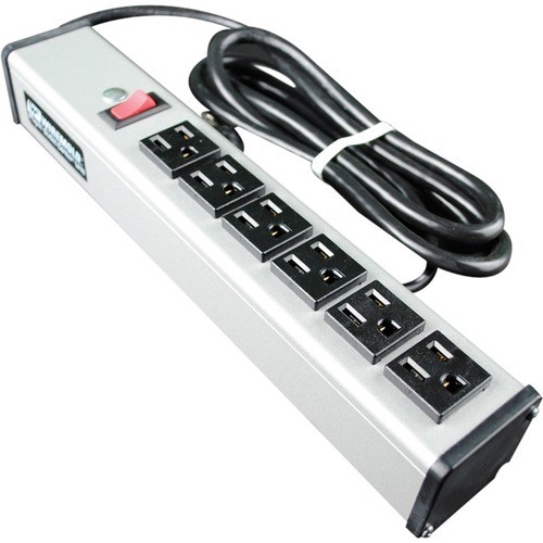 Middle Atlantic UL207BC Power Strips Wiremold Plug-in Outlet Center 6-outlet Power Strip - Nema 5-15p - 6 X Nema 5-15r - 6 Ft Cord - 15 A 786776043105