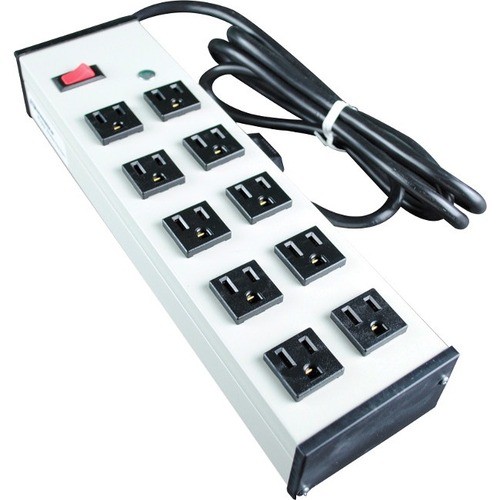 Middle Atlantic UL210BD Power Strips Wiremold Plug-in Outlet Center 10-outlet Power Strip - Nema 5-15p - 10 X Nema 5-15r - 15 Ft Cord - 1 786776100877