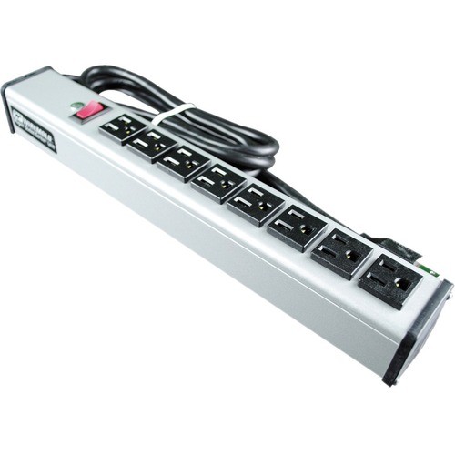 Middle Atlantic UL218BC Power Strips Wiremold Plug-in Outlet Center 8-outlet Power Strip - Nema 5-15p - 8 X Ac Power - 6 Ft Cord - 15 A C 786776100884