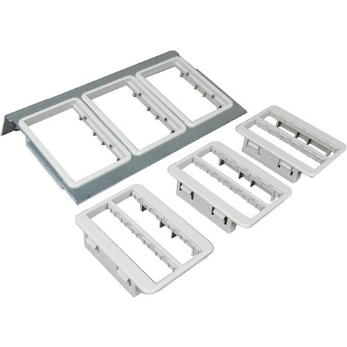 Middle Atlantic C8005P-3RT Faceplates & Mounting Boxes Wiremold Ac Series Communication Plate - Gray (c8005p-3rt) C8005p3rt 786564021148