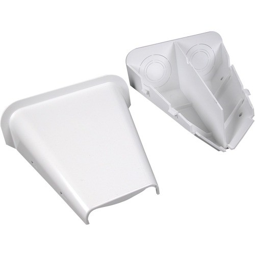 Middle Atlantic MXN2F21WH Cable Management Wiremold 5400 Entrance End Fitting - End Fitting - White - Polyvinyl Chloride (pvc) (mxn2f21wh) 