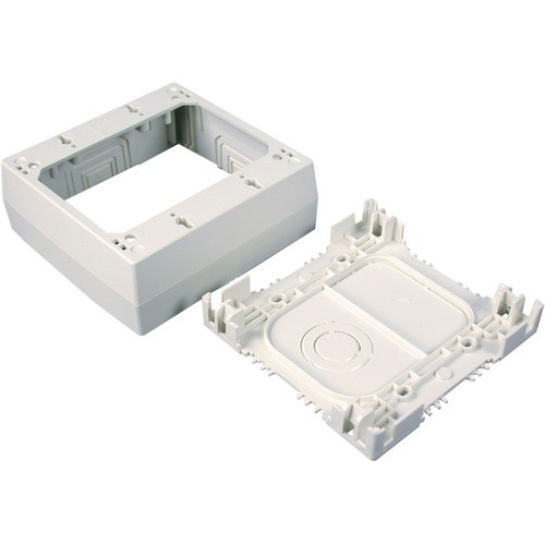 Middle Atlantic NM2048-2FW Faceplates & Mounting Boxes Wiremold Sure Snap Nm2048-2fw Mounting Box - 2-gang - Fog White Nm20482fw 786776089158