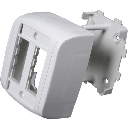 Middle Atlantic PBB4TJFW Faceplates & Mounting Boxes Wiremold Bezel Box - 2-gang - Fog White (pbb4tjfw) 786776035988