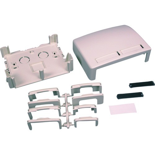 Middle Atlantic PDB2CMFW Faceplates & Mounting Boxes Wiremold Cm Data Box - 2-gang - Fog White (pdb2cmfw) 786776036046