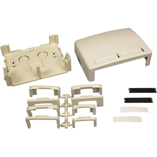Middle Atlantic PDB2S2FW Faceplates & Mounting Boxes Wiremold Series Ii Data Box - 2-gang - Fog White (pdb2s2fw) 786776036145