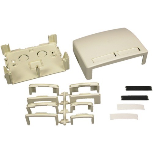 Middle Atlantic PDB2S2V Faceplates & Mounting Boxes Wiremold Series Ii Data Box - 2-gang - Ivory (pdb2s2v) 786776015034
